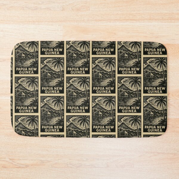 Item preview, Papua New Guinea Linocut Style  designed and sold by Thistle-TShop.