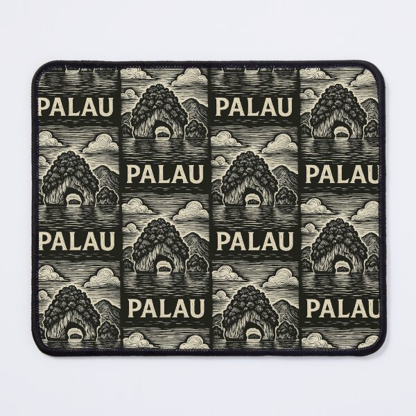 Item preview, Palau Linocut Style  designed and sold by Thistle-TShop.