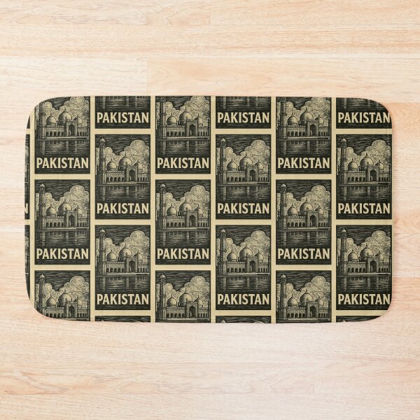 Item preview, Pakistan Linocut Style  designed and sold by Thistle-TShop.