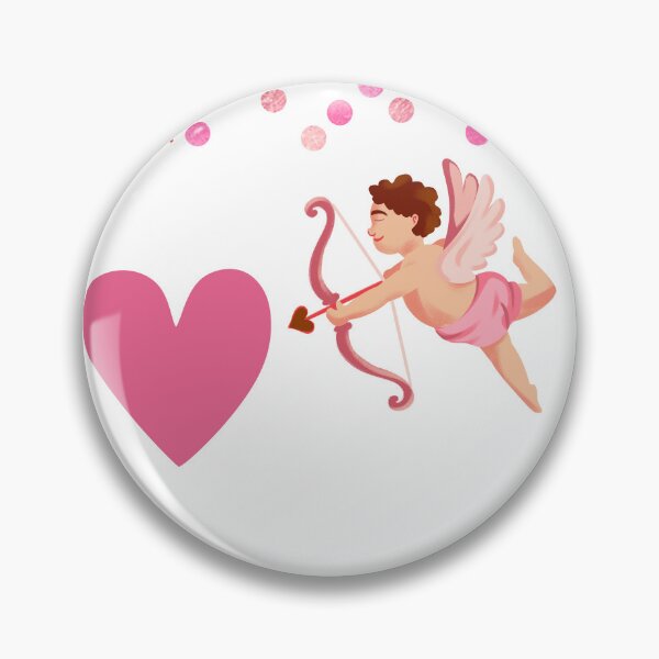 Item preview, Cute Cupid Shooting Heart Arrow – Valentine’s Day Love Design designed and sold by 1234saad.