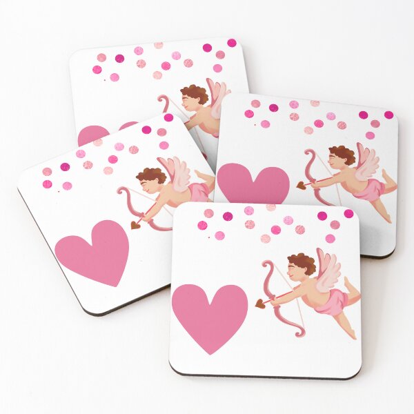 Item preview, Cute Cupid Shooting Heart Arrow – Valentine’s Day Love Design designed and sold by 1234saad.