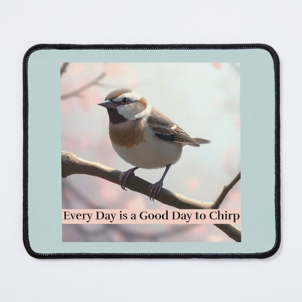 Item preview, Every Day is Good Day to Chirp Sparrows designed and sold by Sachie's Studio.