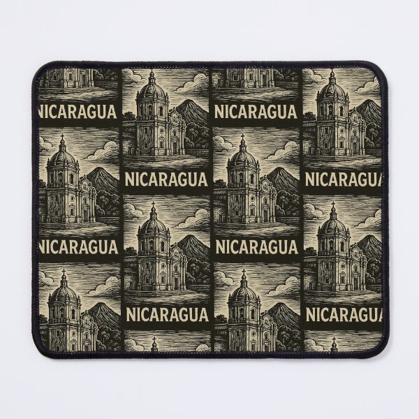 Item preview, Nicaragua Linocut Style designed and sold by Thistle-TShop.