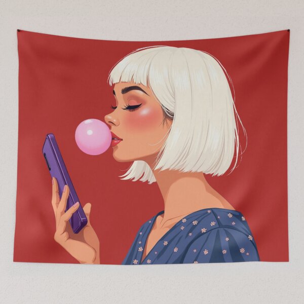 Item preview, Scarlet Silence in Pop designed and sold by Dream Bloom Gallery.