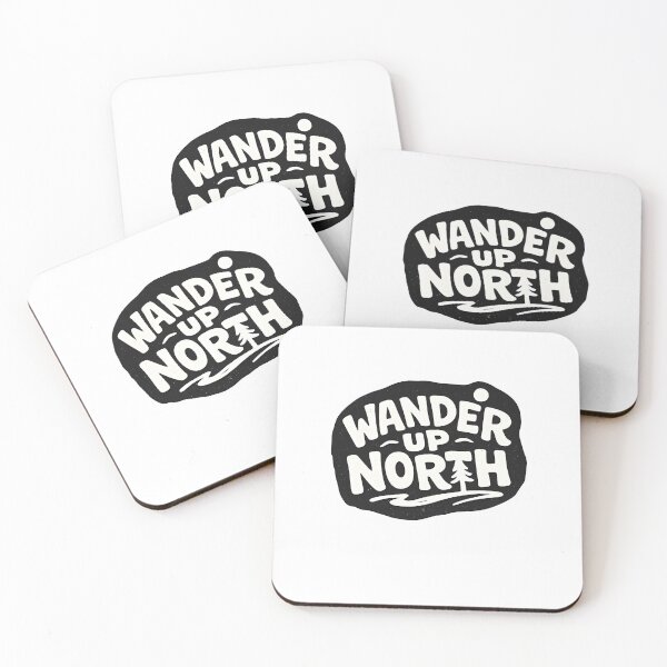 Item preview, Wander Up North – Minimal Outdoor Logotype | Quiet Wild Series designed and sold by WanderUpNorth.