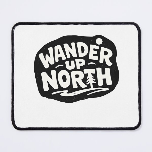 Item preview, Wander Up North – Minimal Outdoor Logotype | Quiet Wild Series designed and sold by WanderUpNorth.