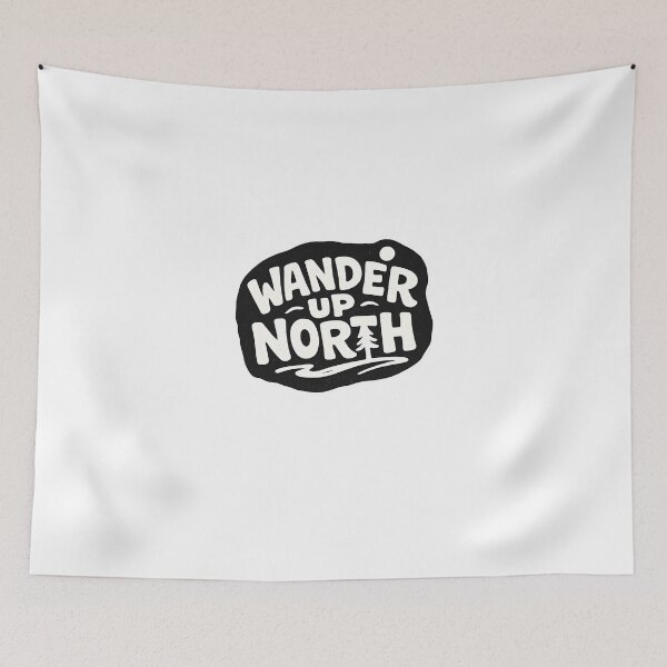 Item preview, Wander Up North – Minimal Outdoor Logotype | Quiet Wild Series designed and sold by WanderUpNorth.