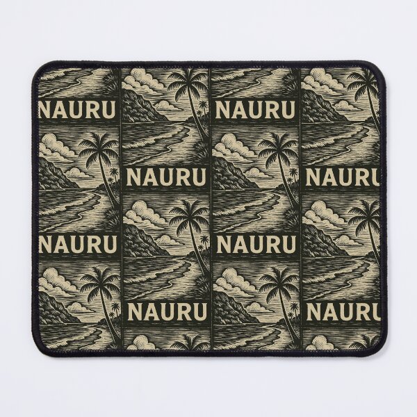 Item preview, Nauru Linocut Style  designed and sold by Thistle-TShop.