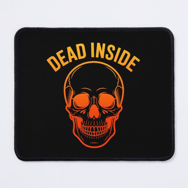 Item preview, Dead Inside Skull Minimalist Dark Aesthetic Design designed and sold by Amanda's Factory.