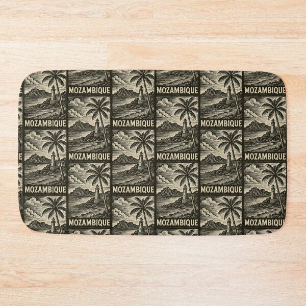 Item preview, Mozambique Linocut Style  designed and sold by Thistle-TShop.