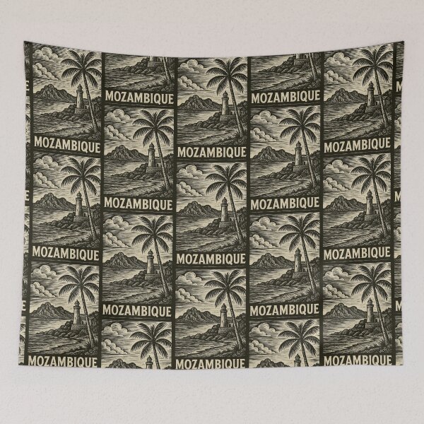 Item preview, Mozambique Linocut Style  designed and sold by Thistle-TShop.