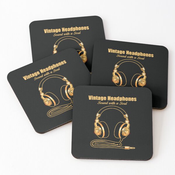 Item preview, Vintage Headphones Music Retro Sound designed and sold by SplashTastic.