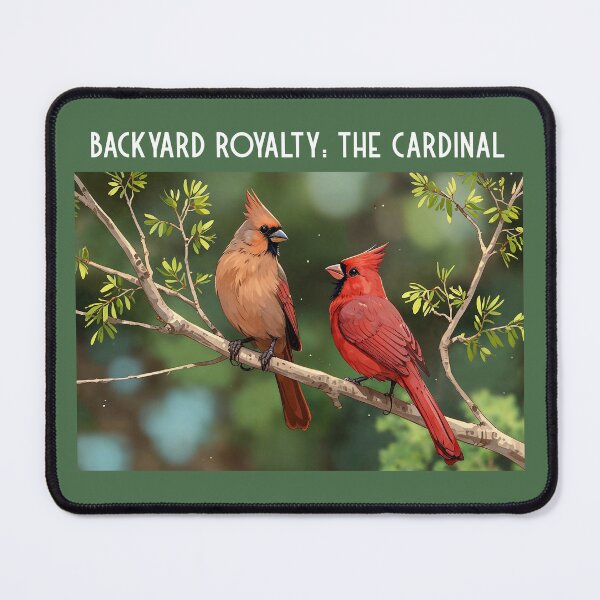 Item preview, Backyard Royalty: The Cardinal Cardinals designed and sold by Sachie's Studio.