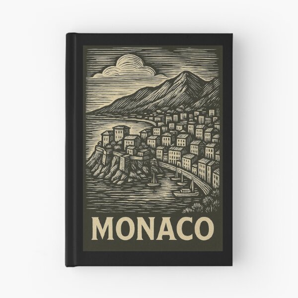 Item preview, Monaco Linocut Style  designed and sold by Thistle-TShop.