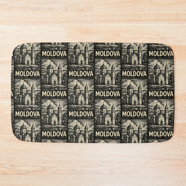 Item preview, Moldova Linocut Style  designed and sold by Thistle-TShop.