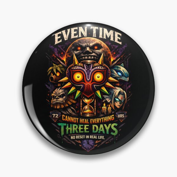 Item preview, Even Time – Three Days No Reset | Dark Fantasy Mask Tribute designed and sold by ZayCreates.