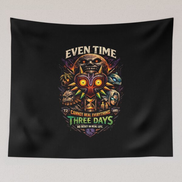 Item preview, Even Time – Three Days No Reset | Dark Fantasy Mask Tribute designed and sold by ZayCreates.