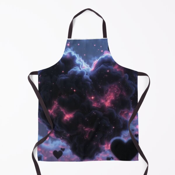 Item preview, Cosmic Heart Clouds – Dreamy Surreal Love Art designed and sold by PixelVibe782.