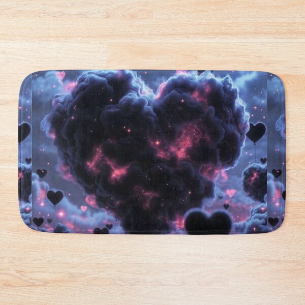 Item preview, Cosmic Heart Clouds – Dreamy Surreal Love Art designed and sold by PixelVibe782.