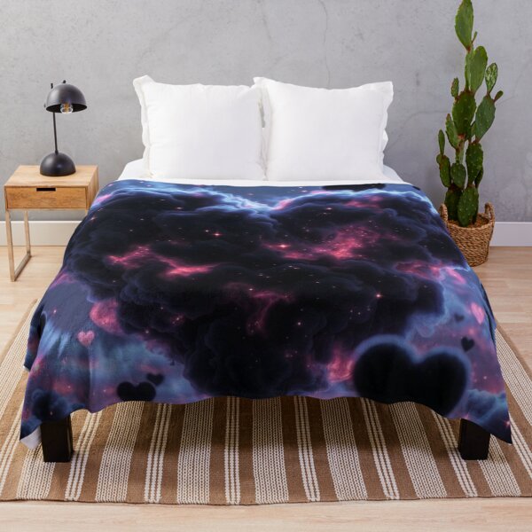 Item preview, Cosmic Heart Clouds – Dreamy Surreal Love Art designed and sold by PixelVibe782.