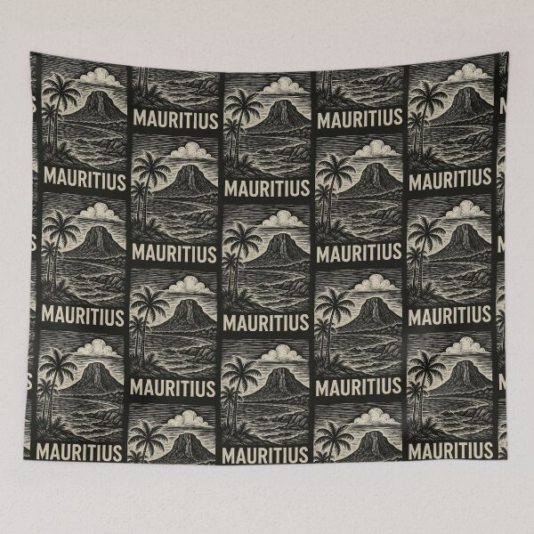 Item preview, Mauritius Linocut Style  designed and sold by Thistle-TShop.