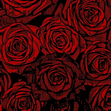 Artwork thumbnail, Pixelator | Red Roses by StudioDestruct
