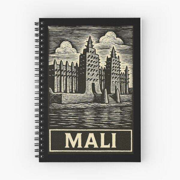 Item preview, Mali Linocut Style  designed and sold by Thistle-TShop.