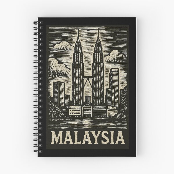 Item preview, Malaysia Linocut Style  designed and sold by Thistle-TShop.