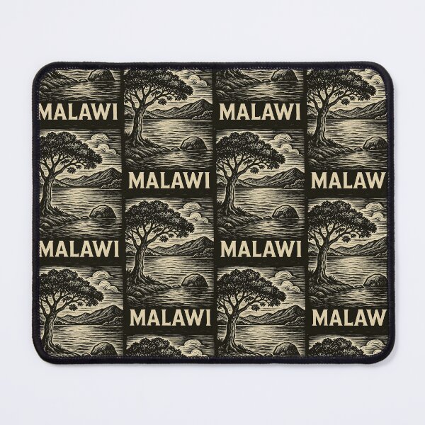 Item preview, Malawi Linocut Style  designed and sold by Thistle-TShop.