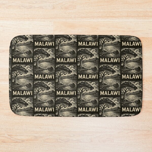 Item preview, Malawi Linocut Style  designed and sold by Thistle-TShop.