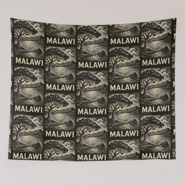Item preview, Malawi Linocut Style  designed and sold by Thistle-TShop.