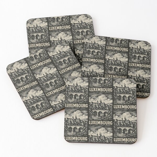 Item preview, Luxembourg Linocut Style  designed and sold by Thistle-TShop.