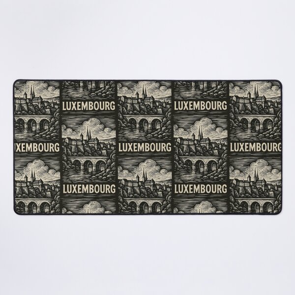Item preview, Luxembourg Linocut Style  designed and sold by Thistle-TShop.