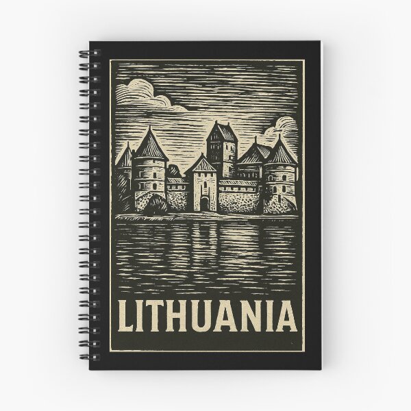 Item preview, Lithuania Linocut Style  designed and sold by Thistle-TShop.