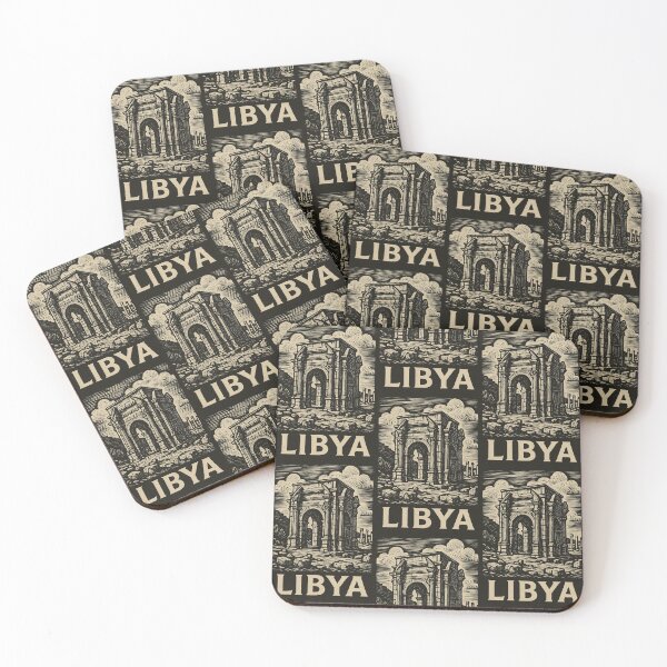 Item preview, Libya Linocut Style  designed and sold by Thistle-TShop.