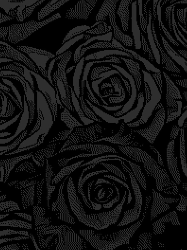 Thumbnail 4 of 4, iPhone Case, Pixelator | Black Roses designed and sold by StudioDestruct.