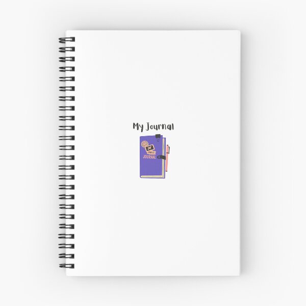 Aperçu de l'œuvre Mon journal Illustration de voyage mignonne créée et vendue par insof.