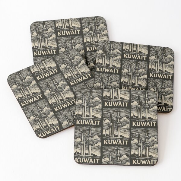 Item preview, Kuwait Linocut Style  designed and sold by Thistle-TShop.
