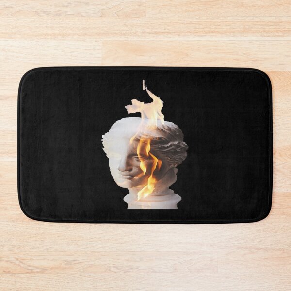 Item preview, Vaporwave Burning Statue Aesthetic designed and sold by xvgfvhhuc79.