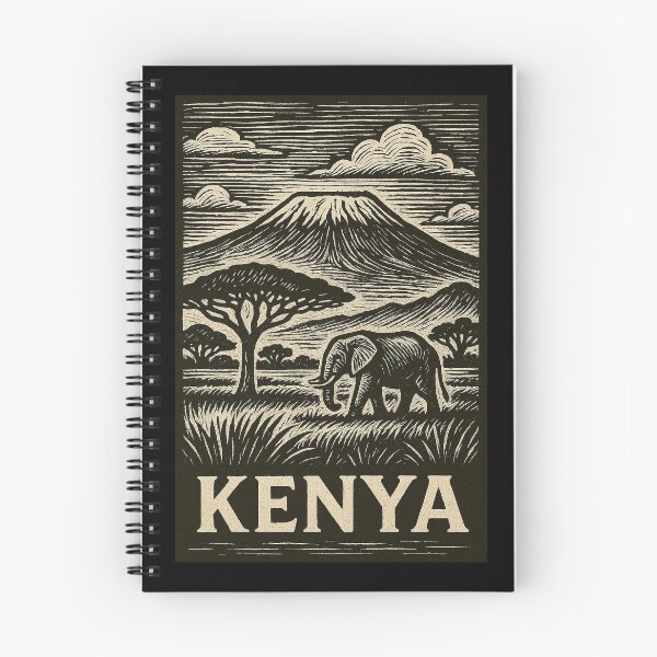 Item preview, Kenya Linocut Style  designed and sold by Thistle-TShop.