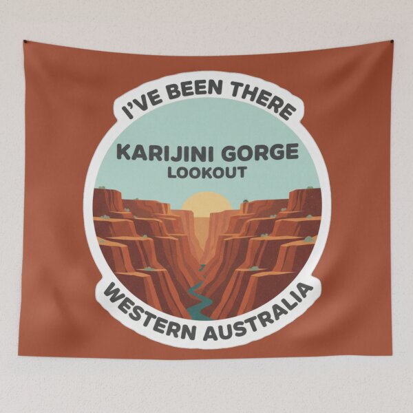Item preview, Karijini Gorge Lookout, WA designed and sold by Random Designs.
