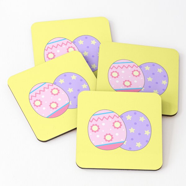 Item preview, Cute Pastel Easter Eggs with Floral and Star Patterns for Spring Festival designed and sold by nuchz.