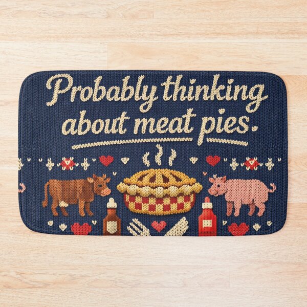 Item preview, Probably thinking about Meat Pies Knitting Pattern Design designed and sold by Mauswohn.