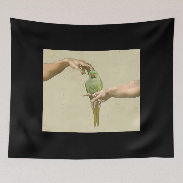 Item preview, Creation Of Adam Parrot Scritches designed and sold by xvgfvhhuc79.