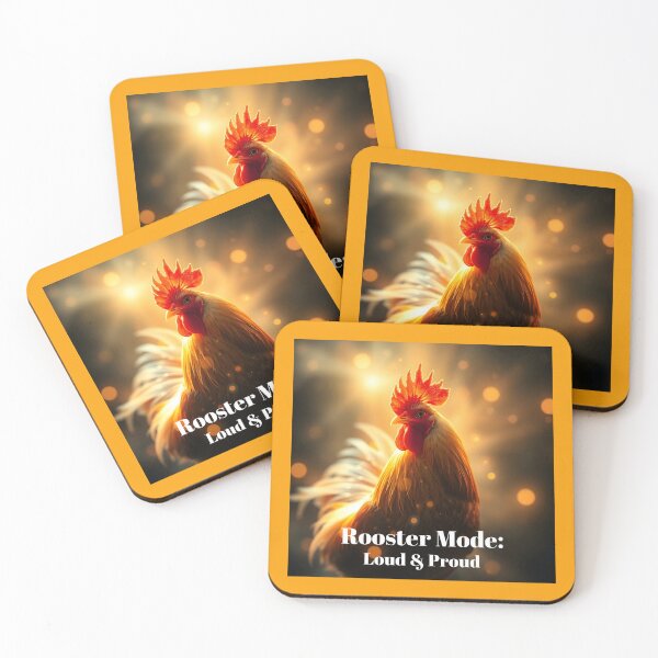 Item preview, Rooster Mode: Loud & Proud Chickens designed and sold by Sachie's Studio.