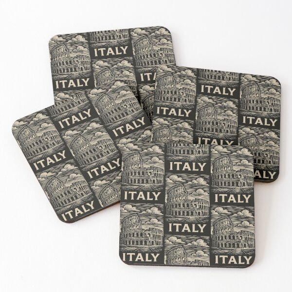 Item preview, Italy Linocut Style  designed and sold by Thistle-TShop.