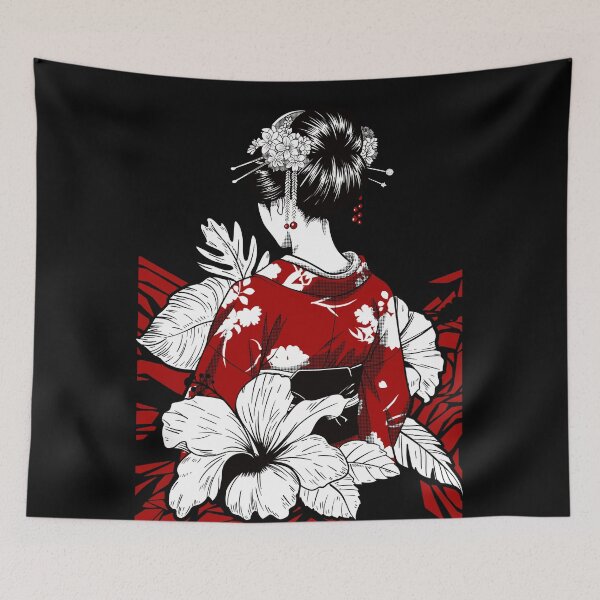 Item preview, Geisha Kyoto flowers designed and sold by OniricaDesign.
