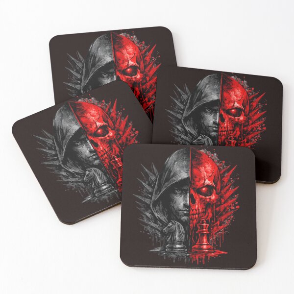 Item preview, Split Identity — Graphite & Red Psychological Contrast designed and sold by Tadeusz1.