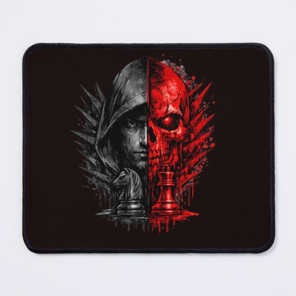 Item preview, Split Identity — Graphite & Red Psychological Contrast designed and sold by Tadeusz1.