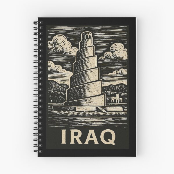 Item preview, Iraq Linocut Style  designed and sold by Thistle-TShop.